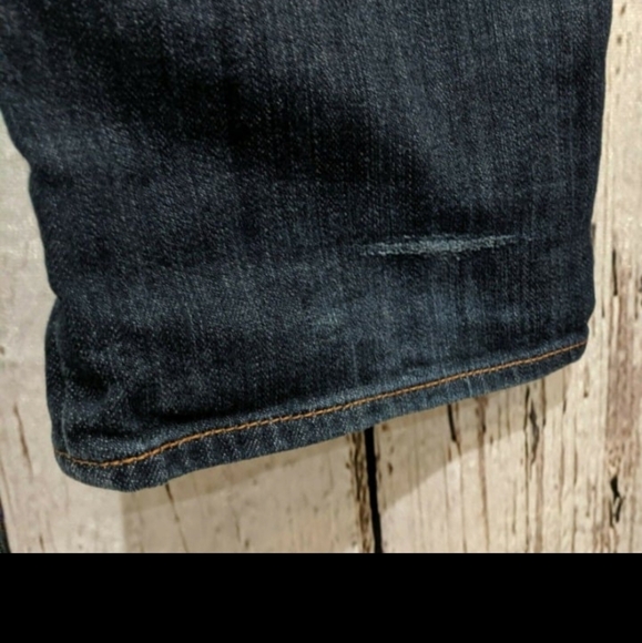 seven 7 Size 30 Slim‎ Jeans dark wash denim blue pants Casual SKinny Leg EUC - Picture 5 of 6